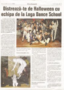 Distreaza-te de Halloween cu echipa de la Loga Dance School (Informatia Zilei)