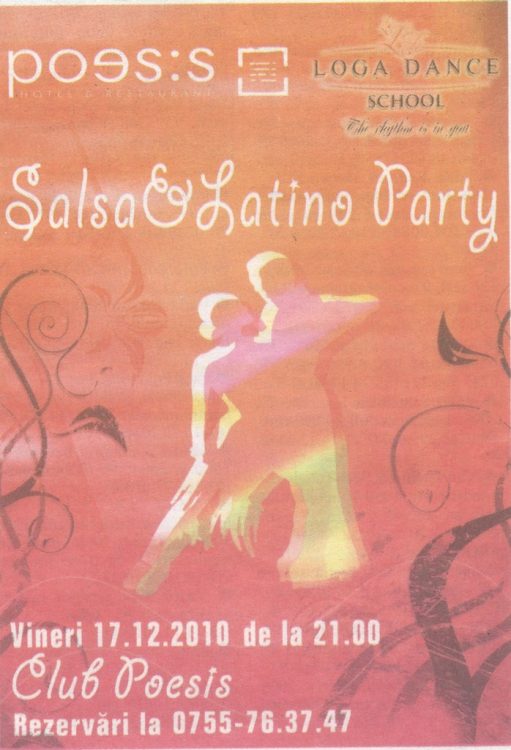 Salsa & Latino Party (Informatia Zilei)