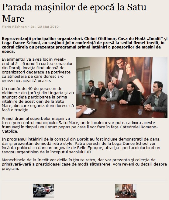 Parada masinilor de epoca la Satu Mare (satumareonline.ro)