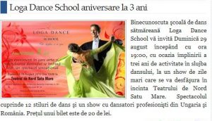 Loga Dance School aniversare la 3 ani (satmareanul.net)