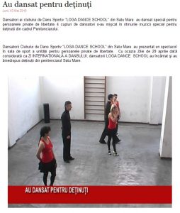 Au dansat pentru detinuti (tv1satumare.ro)
