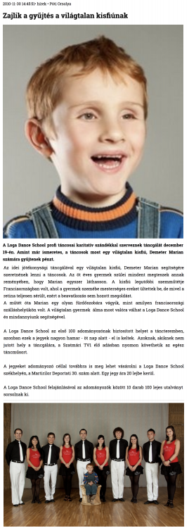 Zajlik a gyujtes a vilagtalan kisfiunak (szatmar.ro)