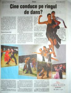 Cine conduce pe ringul de dans? articol publicat de Loga Dance School (Informatia Zilei)