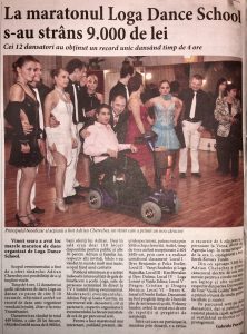 La maratonul Loga Dance School s-au strans 9.000 de lei (Informatia Zilei)