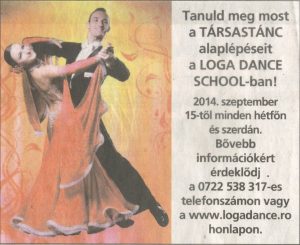 Tanuld meg most a TARSASTANC alaplepeseit a Loga Dance School-ban! (Friss Ujsag)
