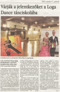 Varjak a jelentkezoket a Loga Dance School tanciskolaba (Magyar Hirlap)
