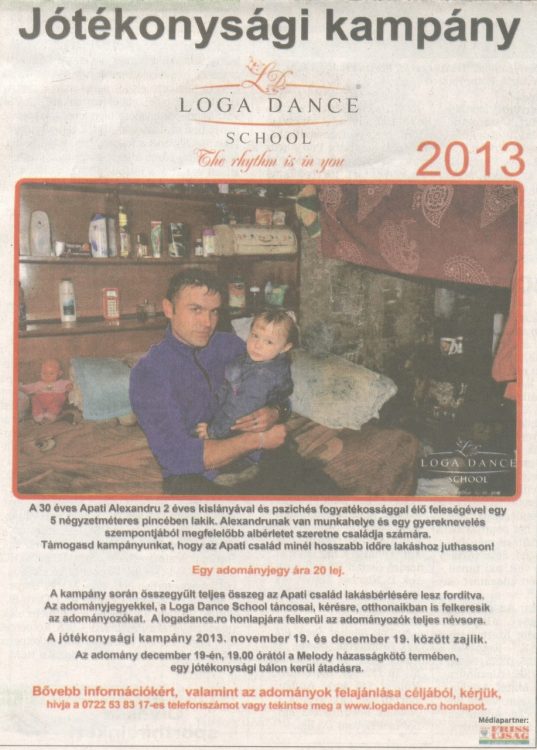 Loga Dance School jotekonysagi kampany (frissujsag.ro)