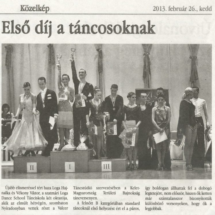 Elso dij a tancosoknak (Magyar Hirlap)