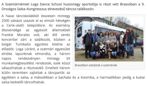 Salsa–kongresszuson a Loga Dance School sportoloi (frissujsag.ro)