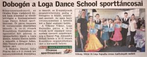 Dobogon a Loga Dance School sporttancosai (Friss Ujsag)