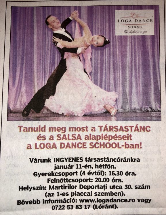 Tanuld meg most a Tarsastanc es a Salsa alaplepeseit a Loga Dance School-ban! (Friss Ujsag)
