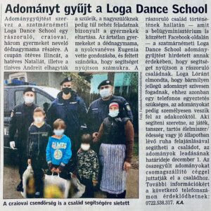 Adomanyt gyujt a Loga Dance School. (Friss Ujsag)